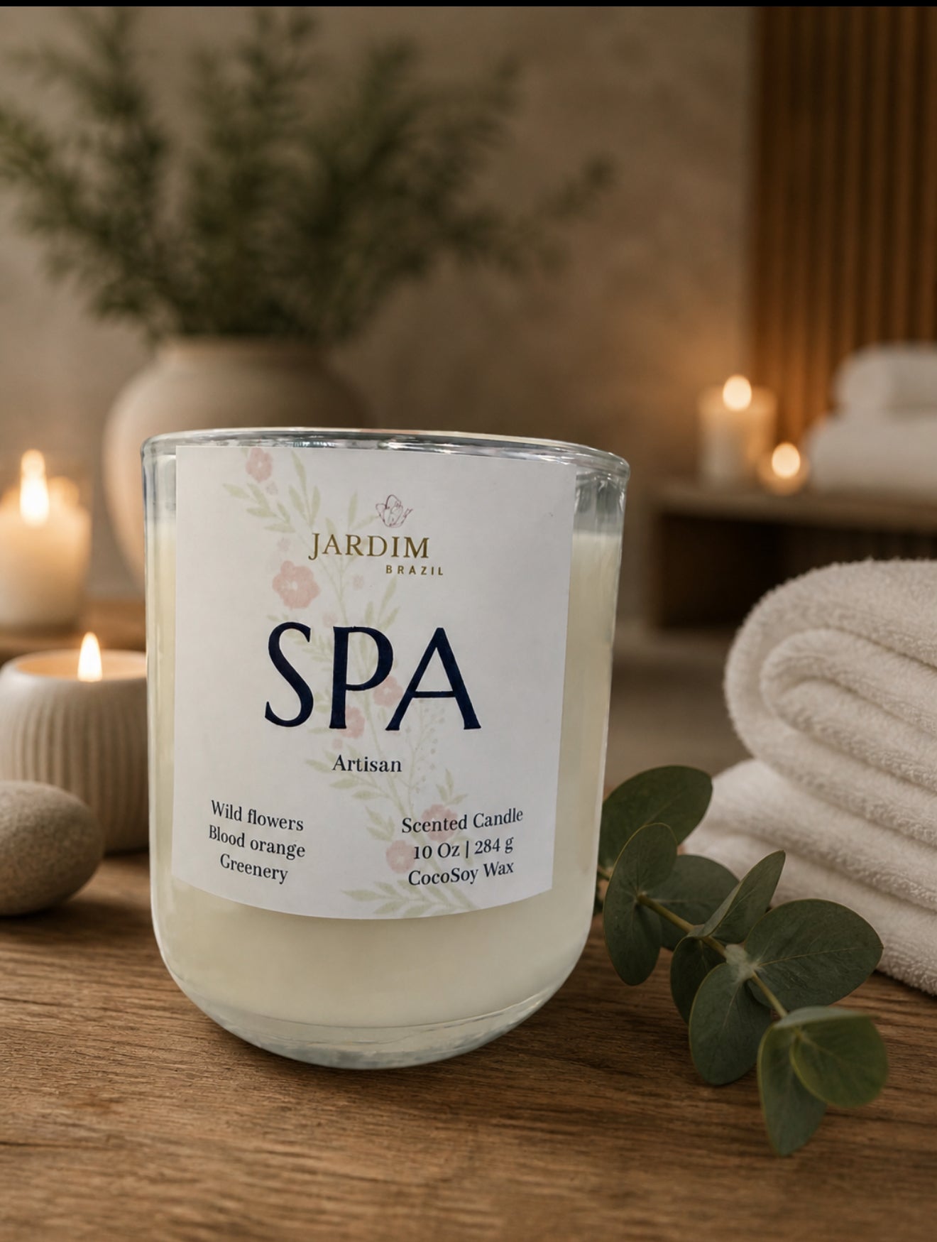 SPA Handcrafted Brazilian Candle